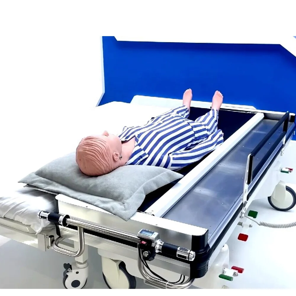 Weiyou Medical Transfer Beds for Hospitals Patient Transfer Trolley  Bed Safe Move with Electric Hand Control details