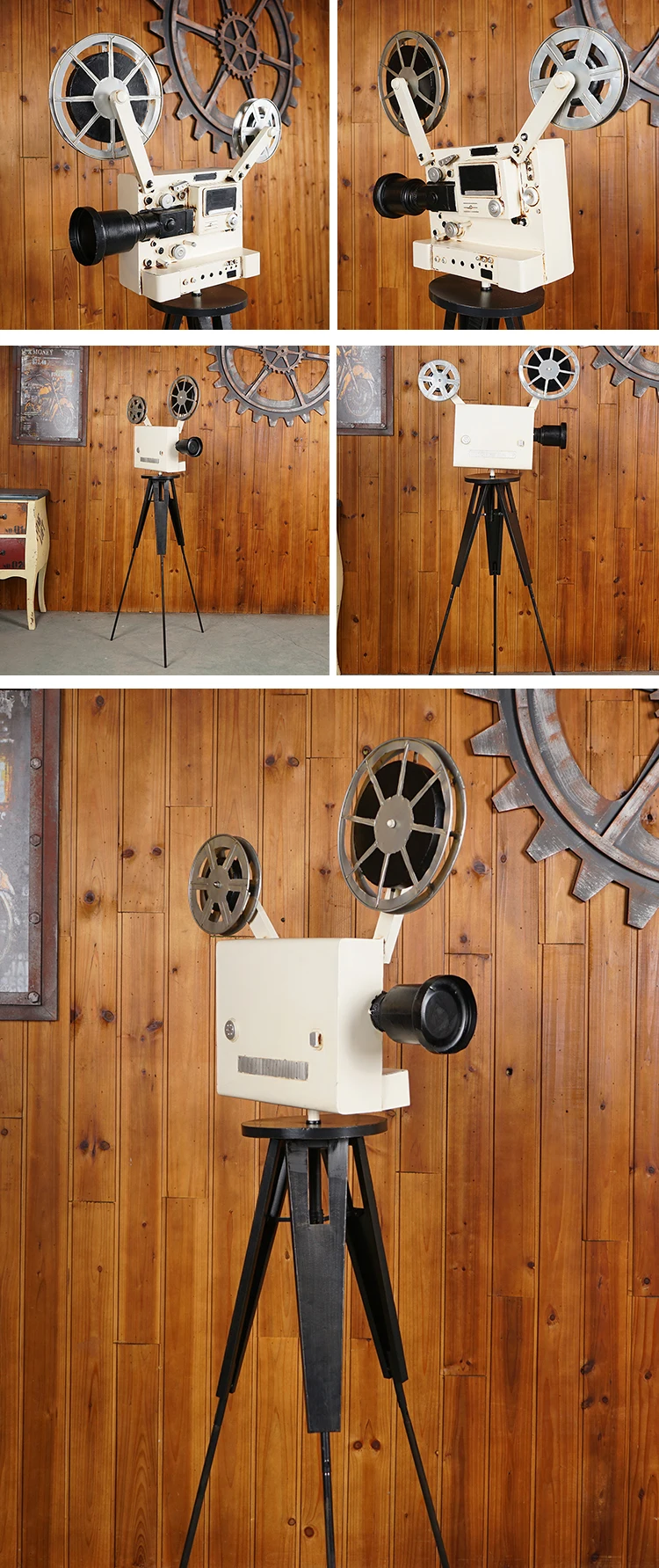 Lot De 3 épingles à Revers Métal Vintage – Caméra De Cinéma Et Projecteurs – état Neuf