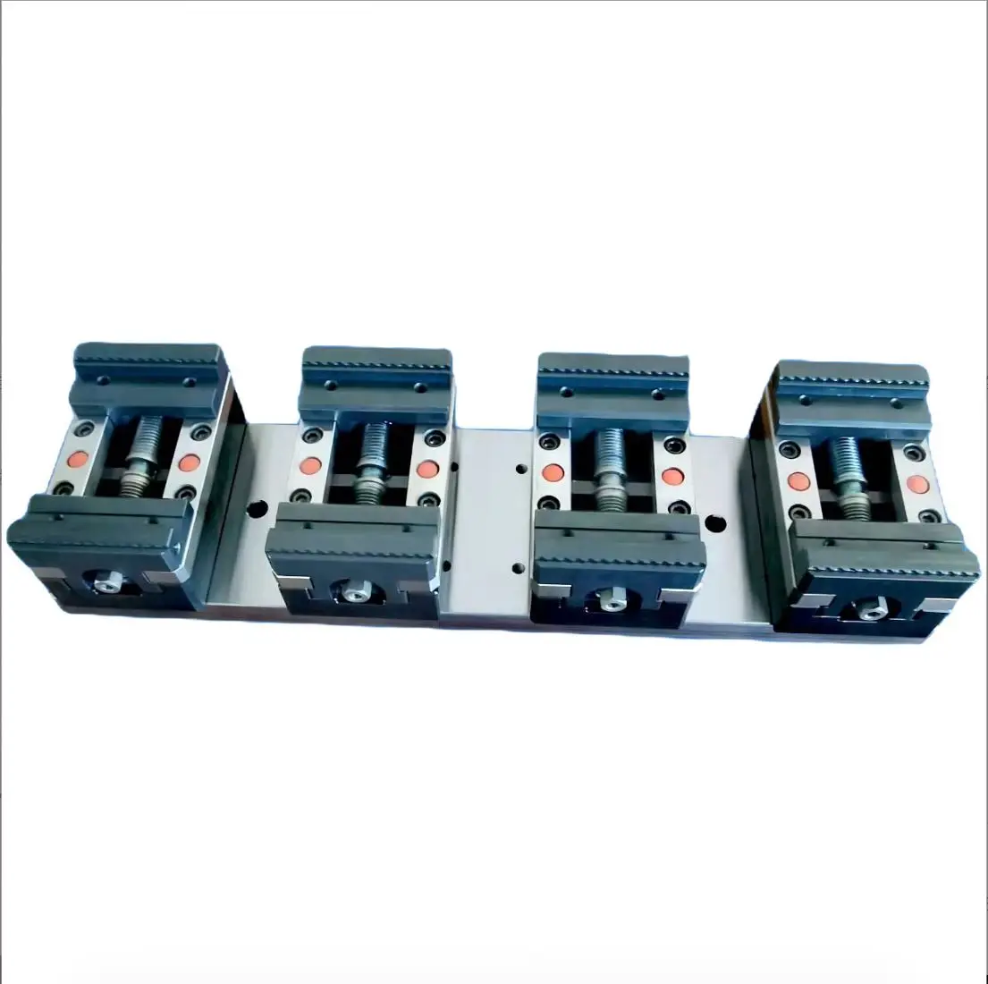 TEBAK Multi Station Machining Center Workbench Vise Grip Rack Bench Vise by Side Fixed Base Quick Clamping Vise for Cnc Machines