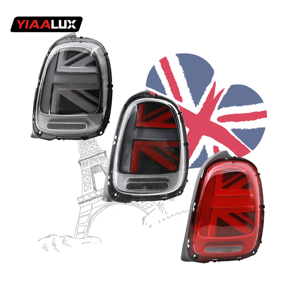 YIAALUX Car Styling for BMW MINI F55 F56 F57 UJ Tail Rear Lights 2013-now Sequential Turn Signal LED ALL Tail Rear Lights