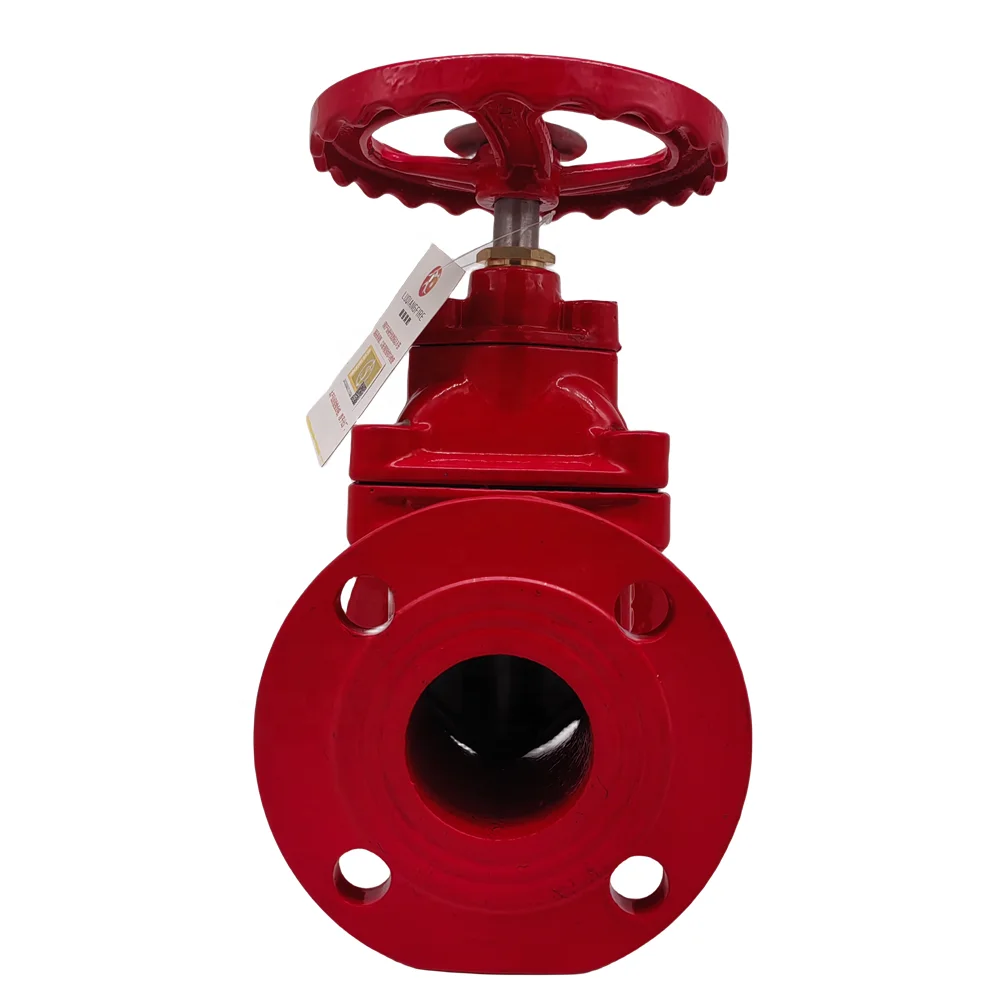 ductile-cast-iron-safe-fire-valves-flanged-gate-valves-with-1-6mpa