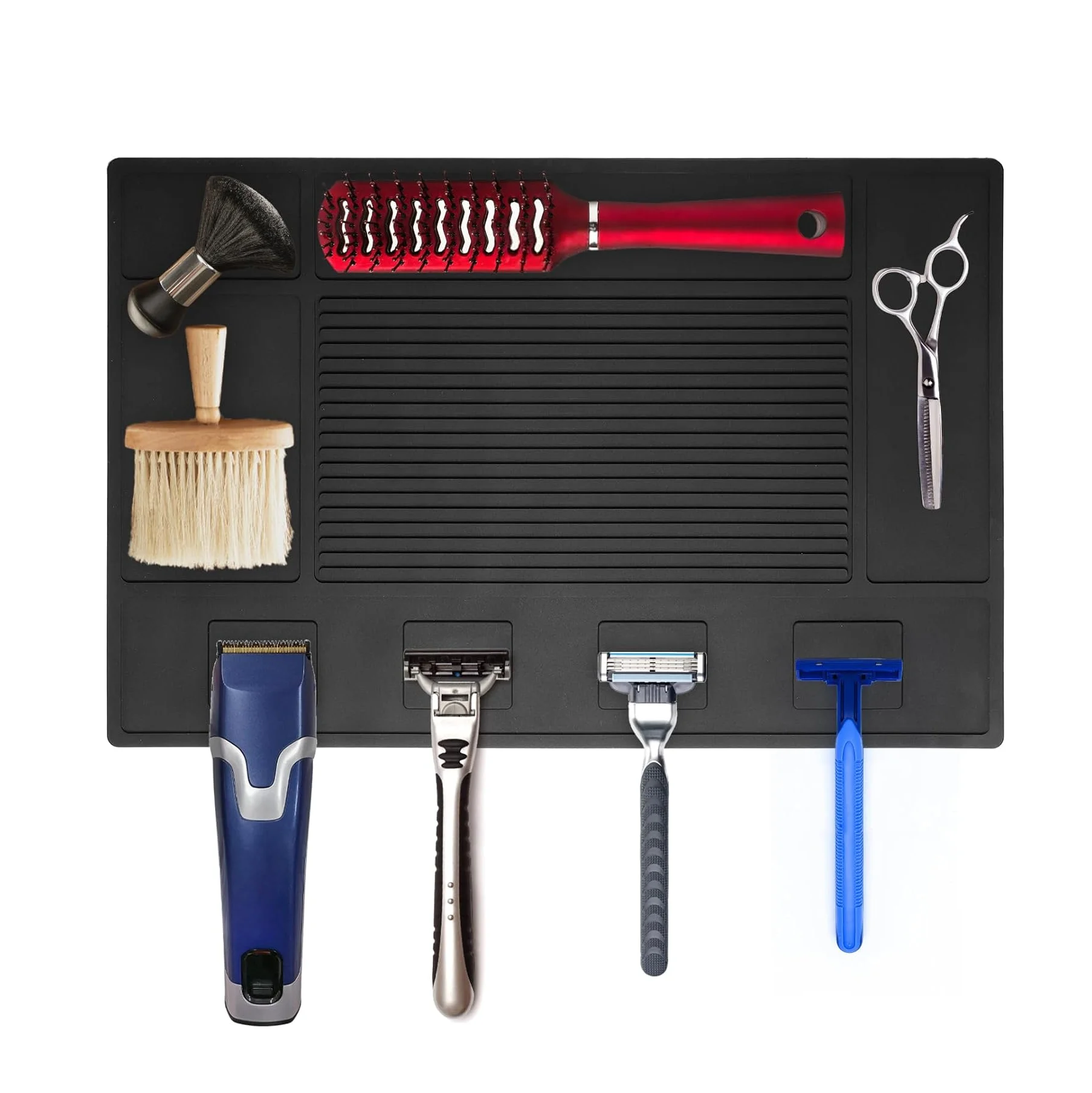 Hot Selling High Quality Magnetic Barber Station Mat Strong Magnetic Hair Cutting Barber Mat Multi-Purpose Hair Styling Tools