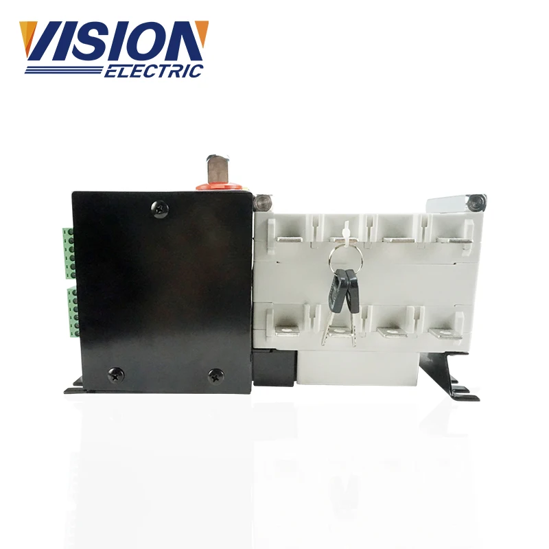 VISION ATS 160A Dual Power Generator ATS 4P 4 Poles Generator Changeover Switch 100A 250A 400A 630A 800A 1000A