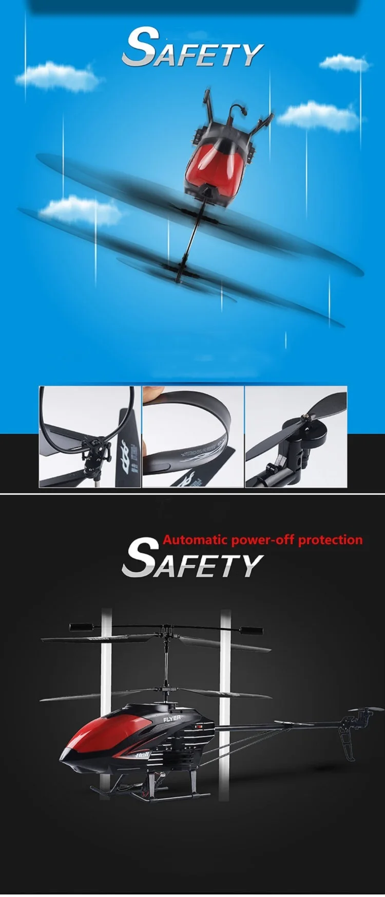 3.5 Channel Metal 60 Meters Control Distance Lh 1301 Rc Helicopter Toy
