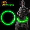 Electronic Pet LED Dog Collar Led Dog Glow in Dark Adjustable Luminous Pet Collars Night Safety Dog LED Collar Pet Supplies