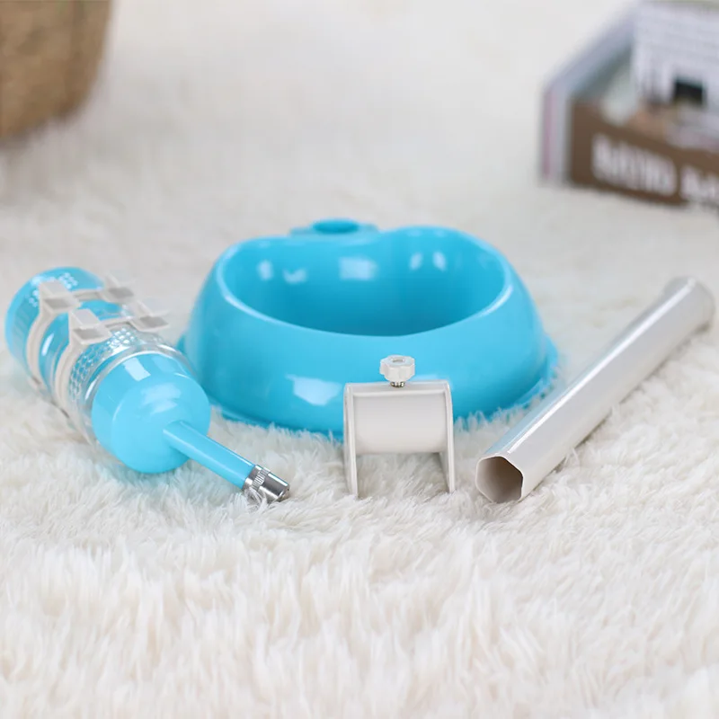 2 в 1 миска для кормления кошек и собак пластиковая подставка набор мисок воды