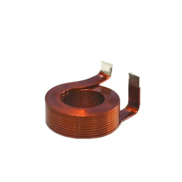High Current High Power Flat Copper Wire Inductor Air Core Bobina with High Inductance Winding Coil