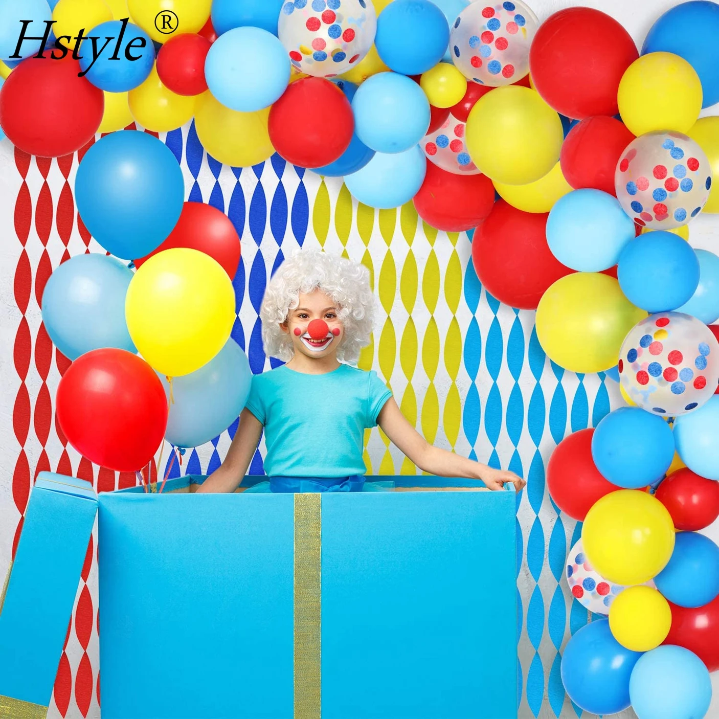 Carnival Circus Balloon Arch Garland Kit Eco-Friendly Decor