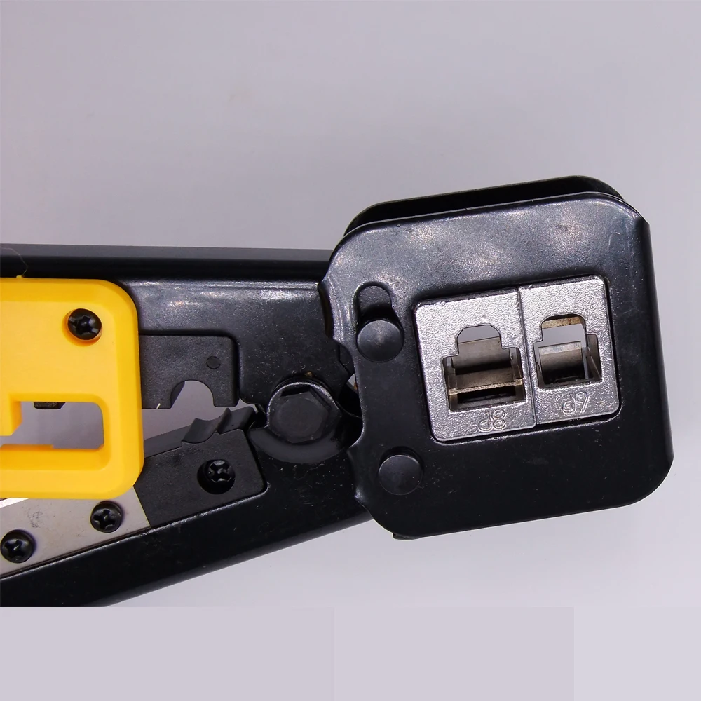 Ez 8p+6p Stp/utp Rj45 Crimping Tool For Copper And Go Through
