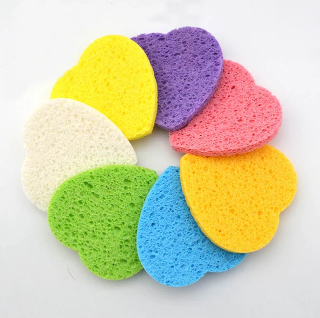 ecofriendly natural compressed cellulose sponge compressed cellulose facial sponge sponge scrubber