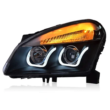 LED Head lamp For Nissan Qashqai headlight 2008 2009 2010 2011 2012 2013 2014 2015  Fog lights LED Daytime Running Lights