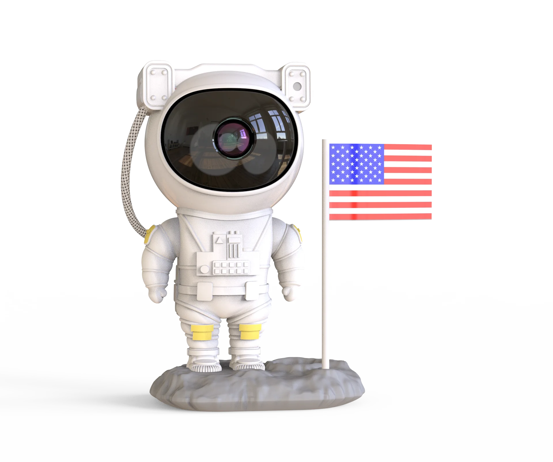 Astronaut Space Projector Galaxy Starry Night Light USB Charger LED Astronaut Lamp with Remote Control