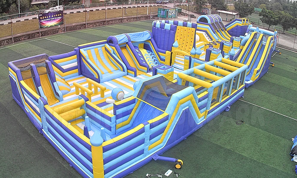 Customized Inflatable Sports Park Amusement Park Items Pop Obstacle ...