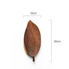 Wood color thin leaves
