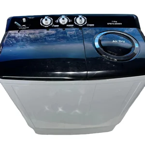 Top Loading Semi-Automatic Electric 8kg Twin Tub Mini Washing Machine with High Efficiency for Household Use