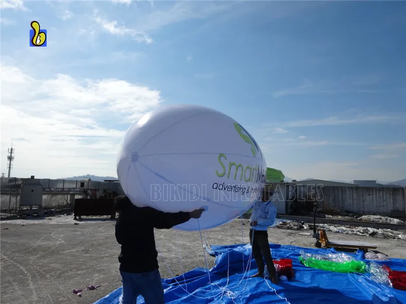 13 Feet Customized Inflatable Helium Blimp for Advertising