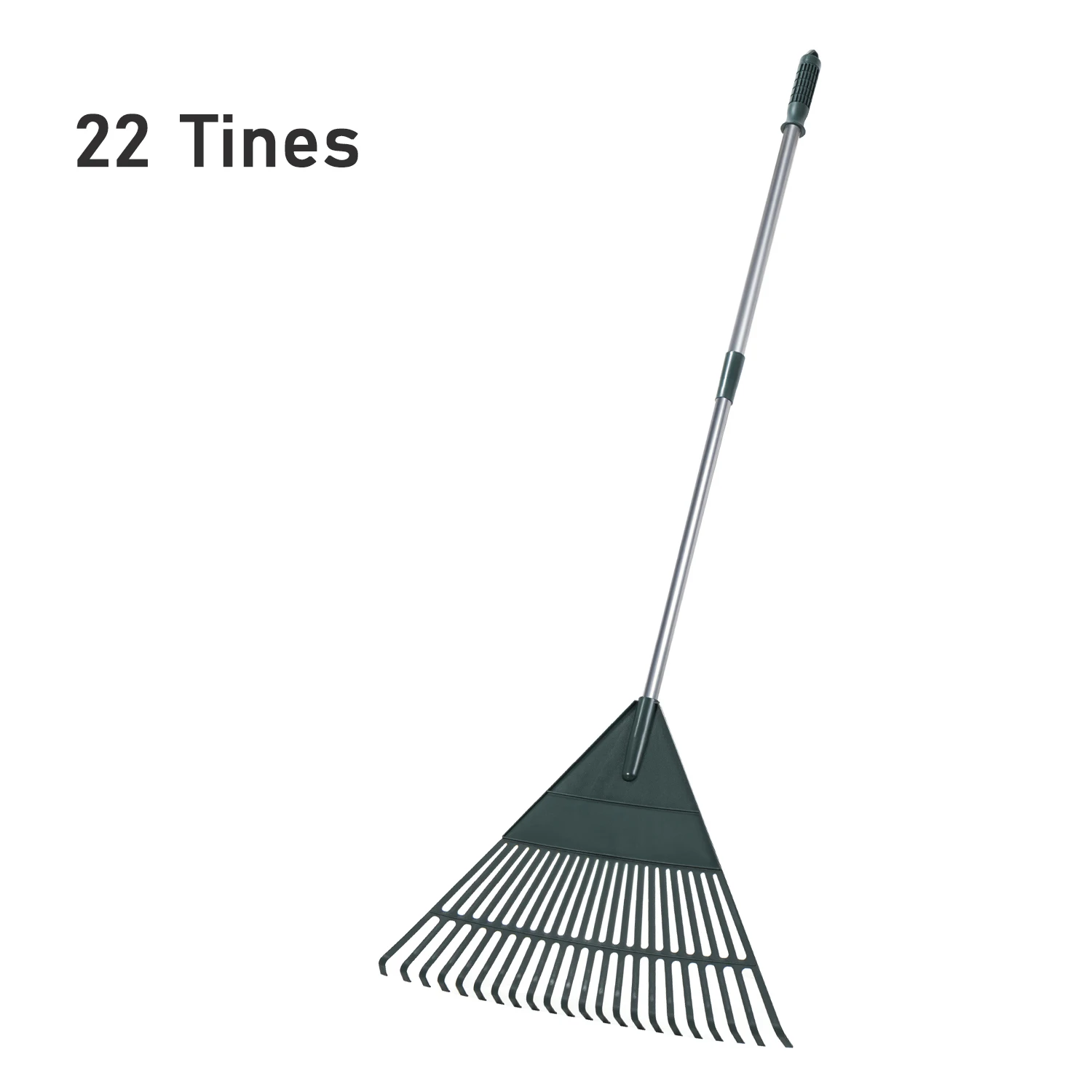 Outdoor Lightweight 22teeth Adjustable Telescopic Handle Grass Rake