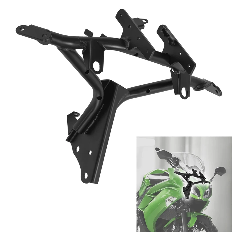 XF110578 Black Front Upper Fairing Stay Bracket for Kawasaki ER-6F