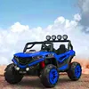 Blue 12v10a battery-390 motor-four-wheel drive-double door