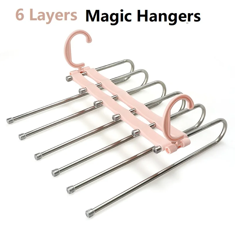 Multifunction Magic Metal Trousers and Pants Hangers Heavy Duty  Space Saving  New Trending Products