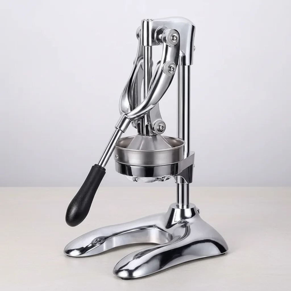 TEBAK Fresh Squeezed Orange Juice Squeezer Stainless Steel Aluminum Alloy Fruit Manual Juice Extractor Easy to Operate Household