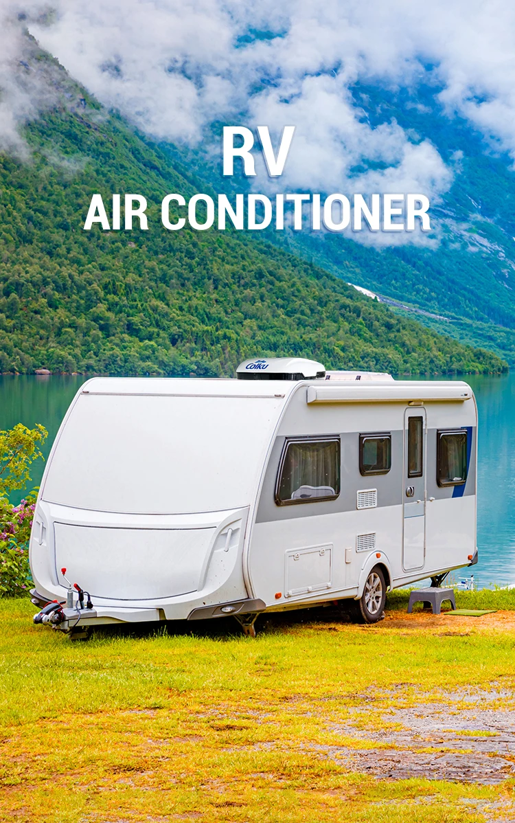 Roof top caravan airconditioner caravan accessories stong cooling Cooling capacity 2700W/9180BTU with Atmosphere light