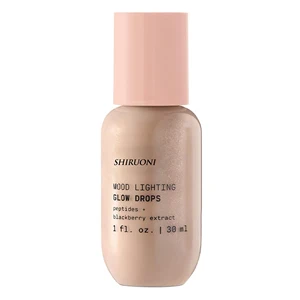 Vegan Hyaluronic Acid Hydrating Glow Drops Luminizing Serum Organic Antioxidants Whitening Face Highlight Bronzing Drop OEM ODM