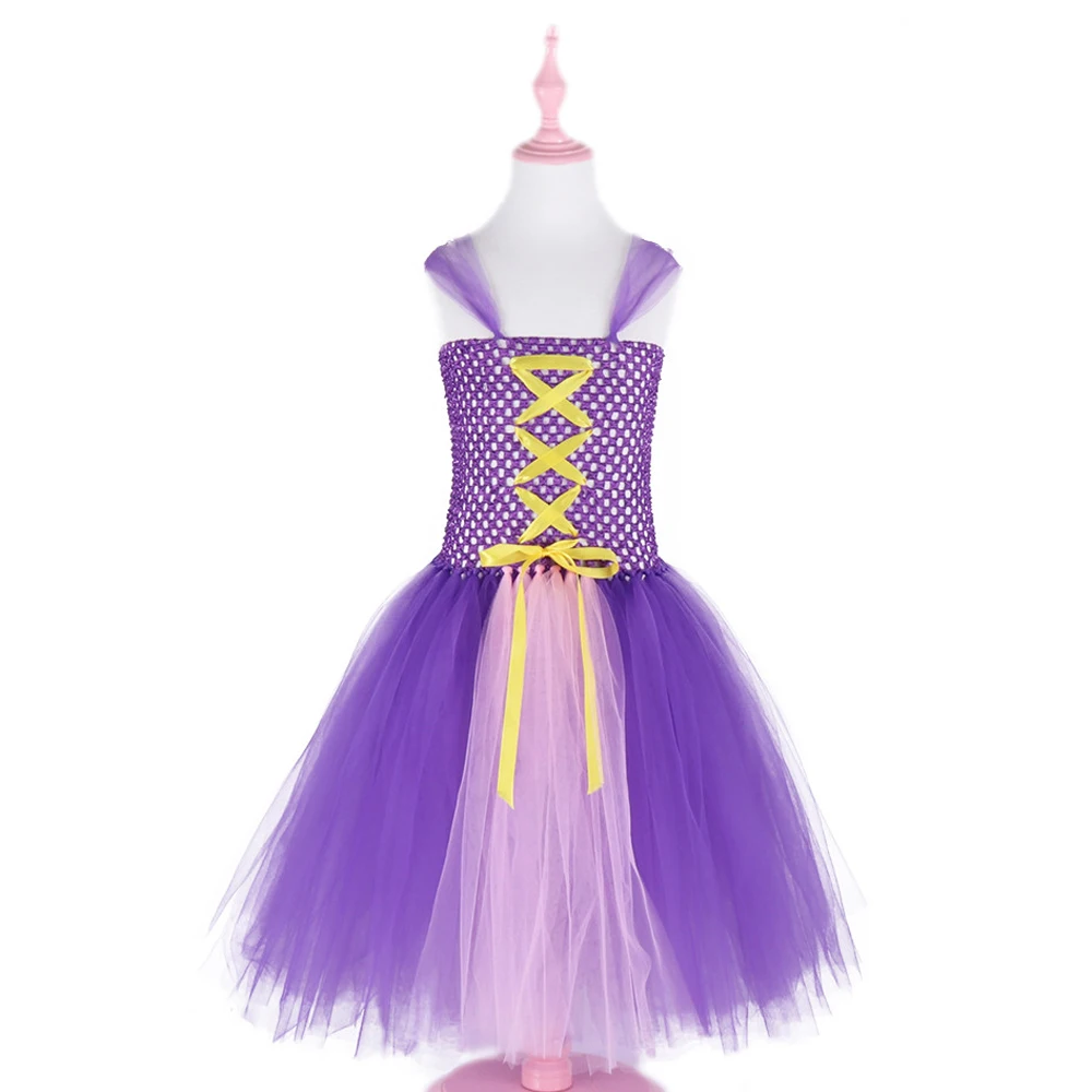 purple color dress for girl