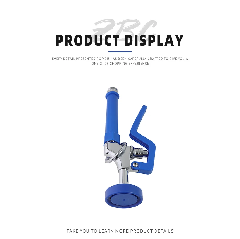 Modern Solid Brass Base Single-Hole Kitchen Faucet Lever Water Saving Pre-Rinse Shower Sprayer Commercial supplier