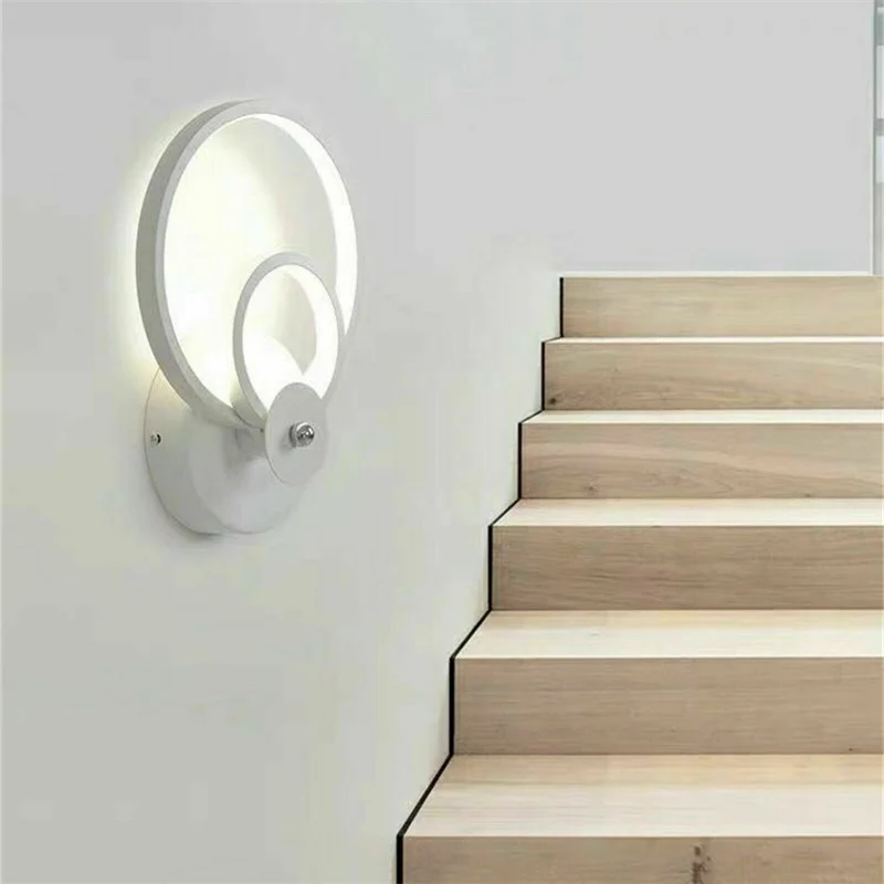 Modern Led Wall Sconce Lights 18w 20w Sconce Wall Fixtures Light Square Round Lamp For Indoor Home Bedroom Living Room Decor Buy Modern Led Wall Sconce Lights Modern Wall Lamp Led Wall Sconce