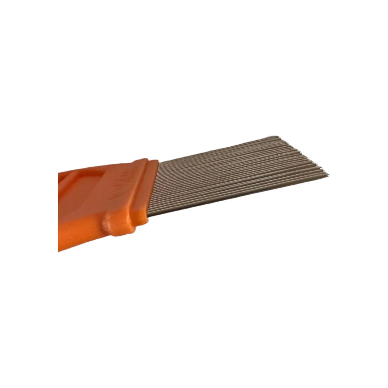 Plastic Handle Stainless Steel Needles Protected Lice Nits Louse Flea Comb With Nylon Self Clean Brush