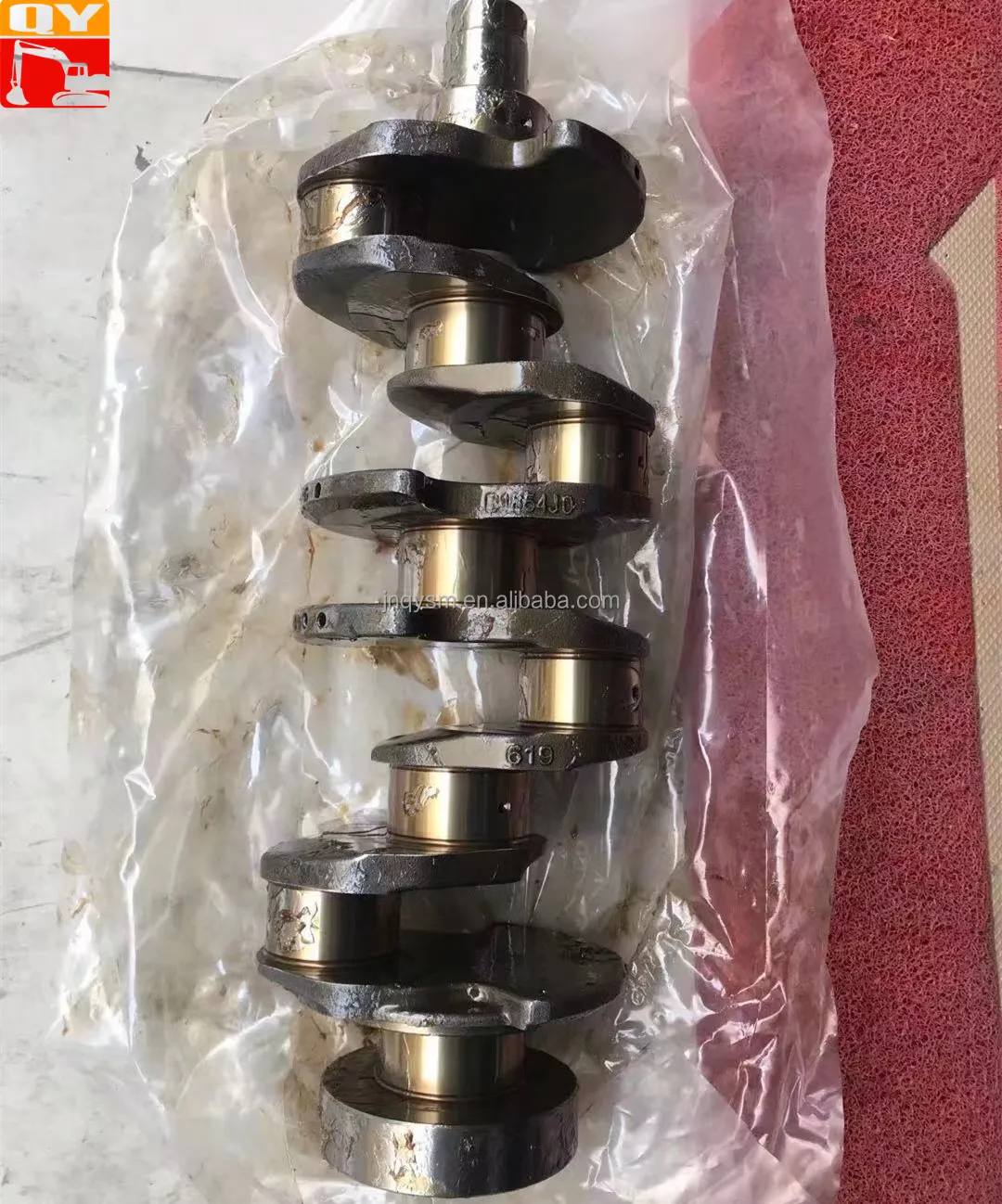 Qianyu supply high quality aftermaket  C4.4 engine crankshaft 359-0715 for 428F loader