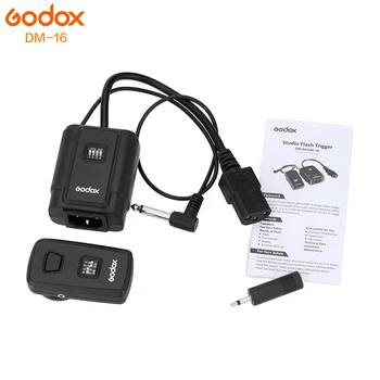 Godox DM-16 Studio Flash Trigger Channel Wireless Radio Remote Studio Flash for Cameras detail image