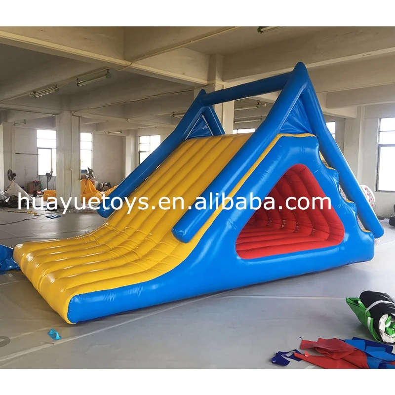 Outdoor Inflatable Floating Water Slide Portable Water Park Equipment Floating Slide