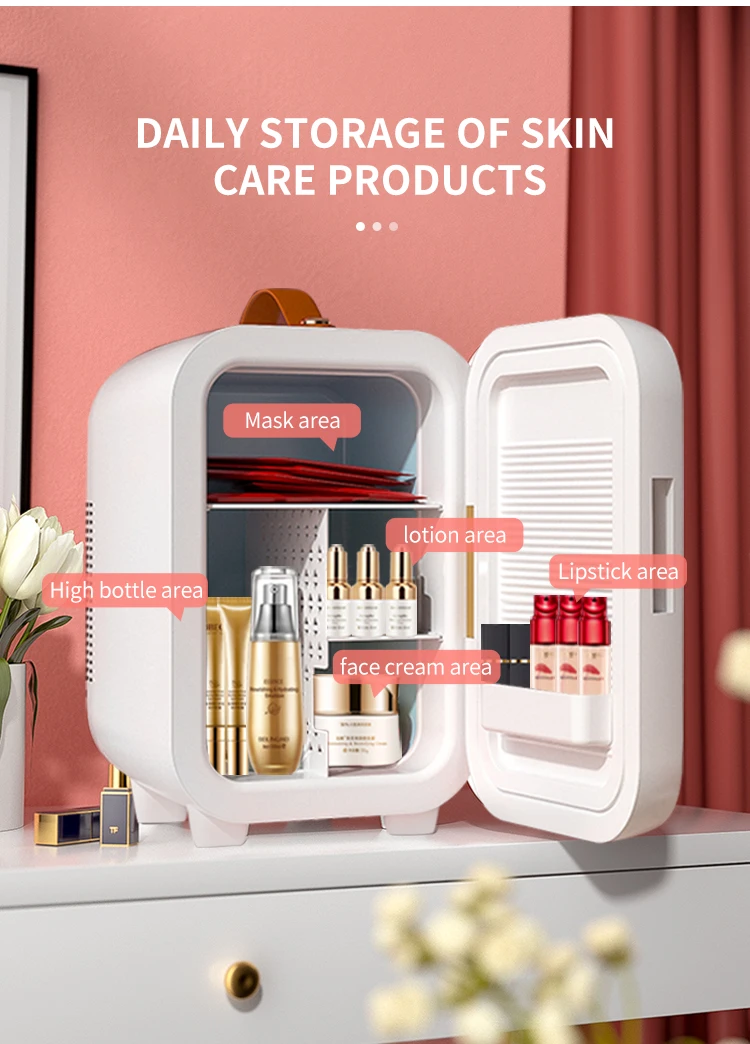 4 Liter Mini Refrigerator Skin Care Makeup Storage Beauty Serums And