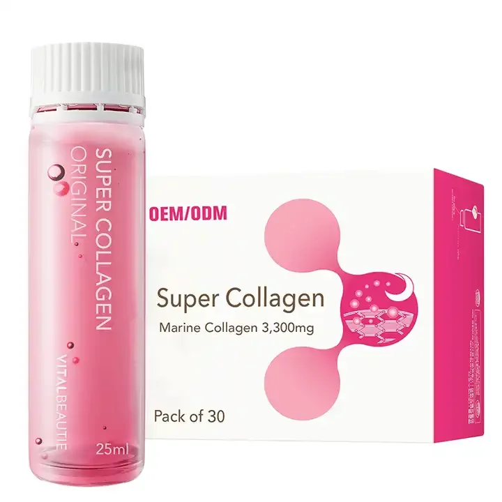 Hot Selling Hydrolyzed 3300mg Marine Collagen Super Collagen Peptides Drink Supplement Collagen Peptides Oral Liquid