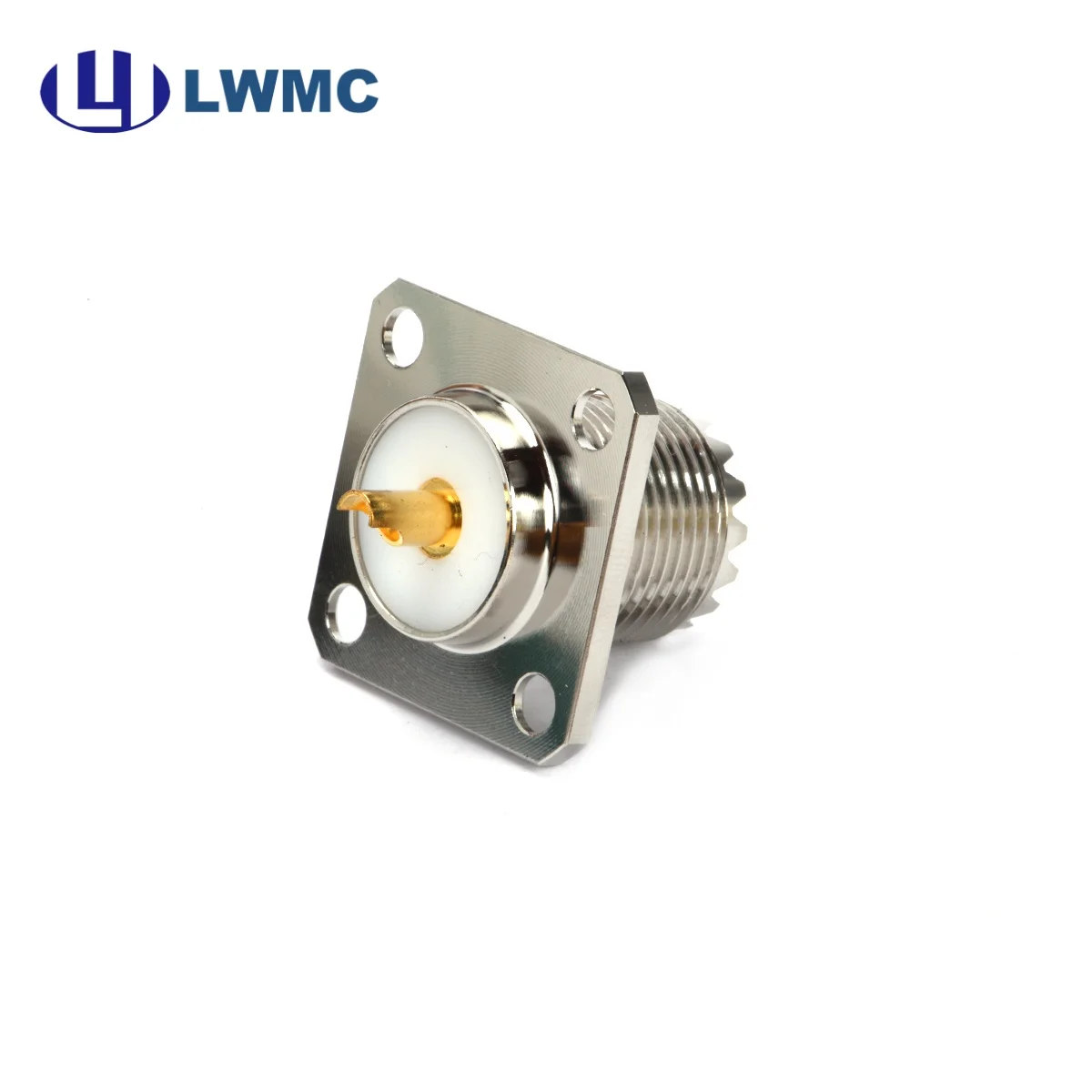 product lwmc wholesale factory selling so239 dc to 05 ghz uhf coaxial connector uhf female 4 holes flange mounted-8