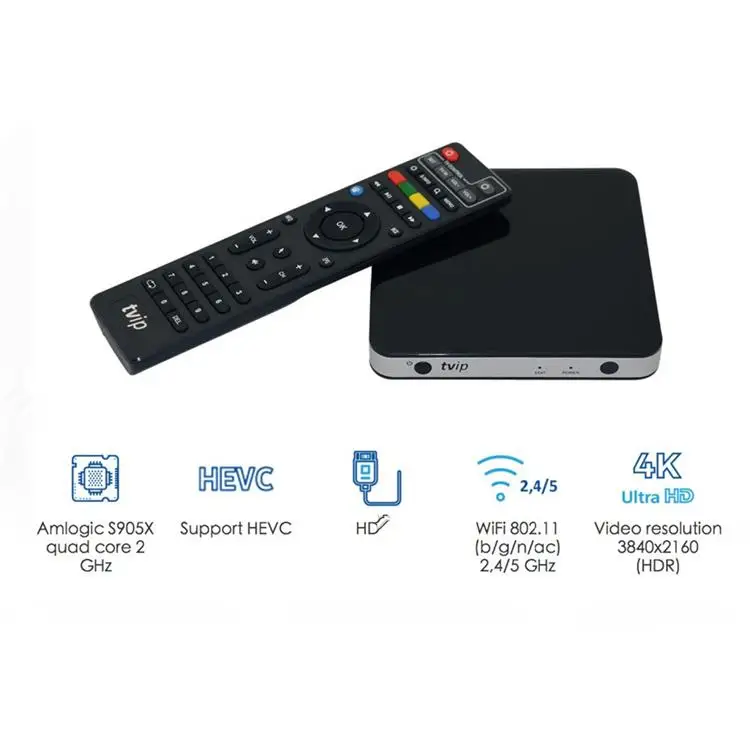 TVIP605 Linux TV Box ImaxTV Android Dual OS Arabic Stable Box Sport Channels Live Tv