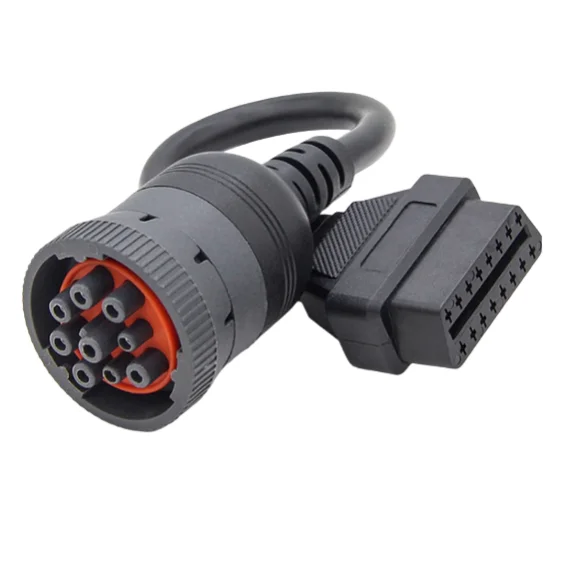 6pin to 16pin obd heavy truck cable-2