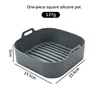 Tapete cuadrado pequeño para freidora de aire [gris]