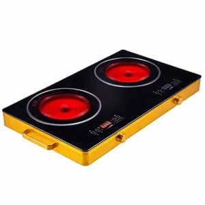 2 Burner Plates 3500W Ceramic Glass High-power High-fire Induction Infrared Cooker for Household for Kitchen Appliances