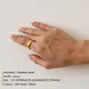 6mm 18K Gold