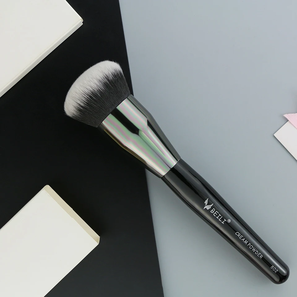BEILI Single Powder Contour Makeup Brush Portable Concealer Foundation Liquid Cream Brush Wholesale Price Pincel Maquiagem
