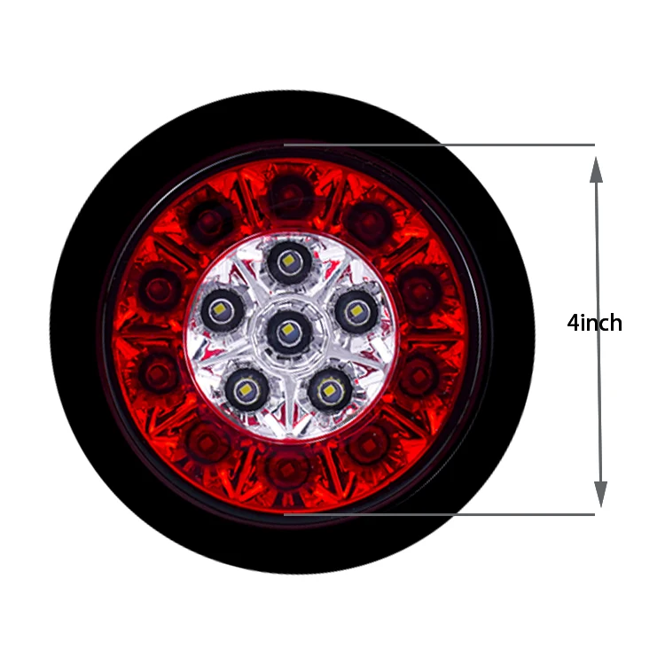 Spot Combo Beam Round Driving Light for Truck Car Truck Lighting System Truck Combination Led Lights Tail Lamp