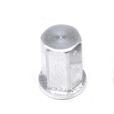 Custom CNC Lathe Hexagonal Hollow Rivet Stainless Steel Tin Zinc Plating Lock Pin Flat Head Pins