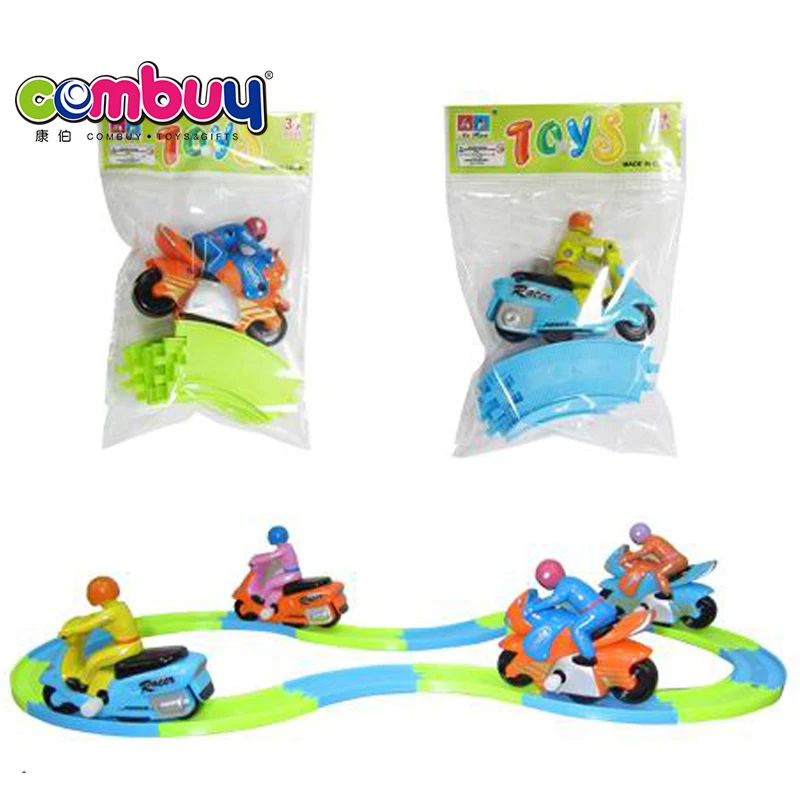 Цепная рельсовая игра мини мотоцикл игрушка небольшие заводные