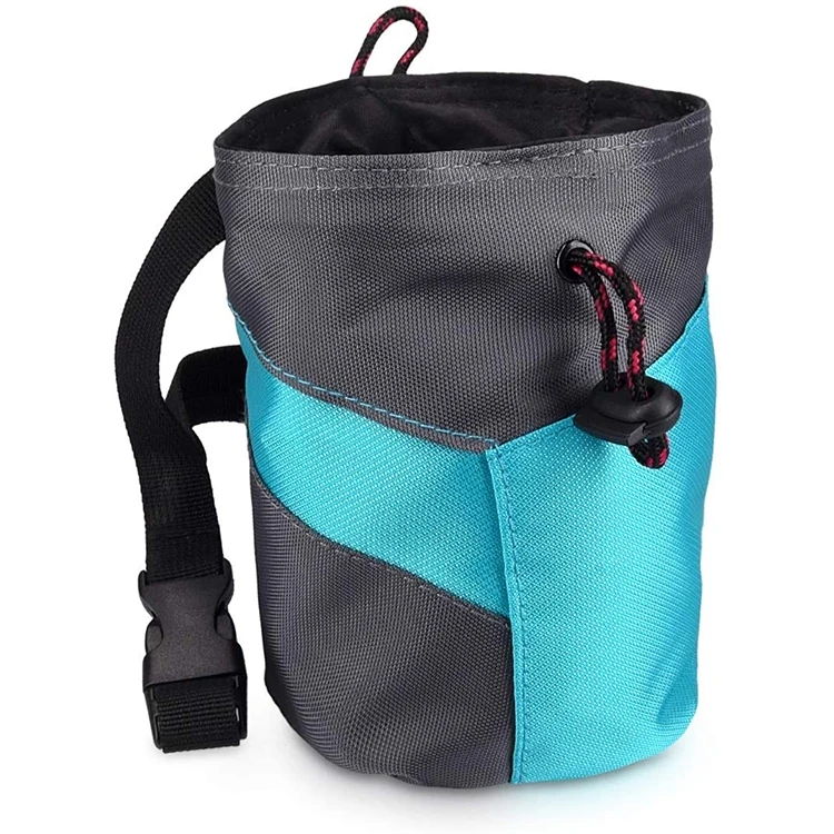 Меловая сумка для скалолазания, мешок для мела и карбоната магния со шнурком и карманом для боулдеринга и гимнастики