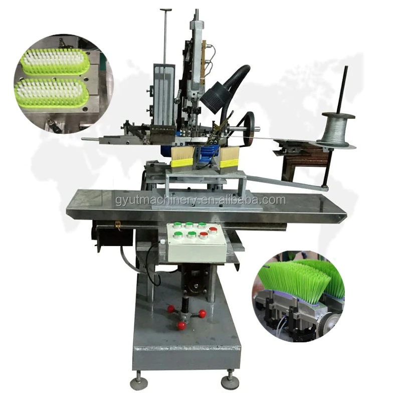 Discount Price Brush Making Machine,Professional Drilling And 1 Tufting Broom Brush Making