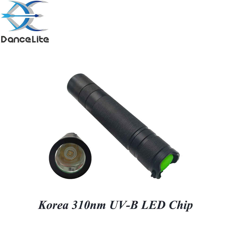 Logo Engraving Mini S10 Midwave 310nm MW UVB Flashlight UV Light Powerful Ultra Violet Torch for Minerals