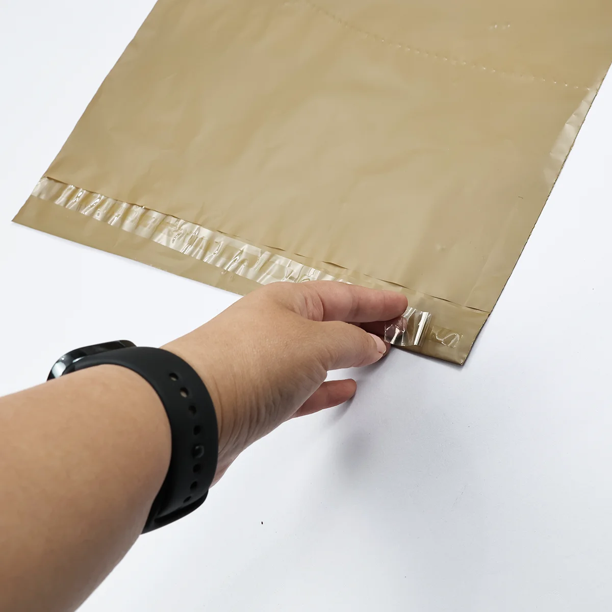 product custom logo printing self adhesive biodegradable plastic express packaging garment poly mailing bag-5